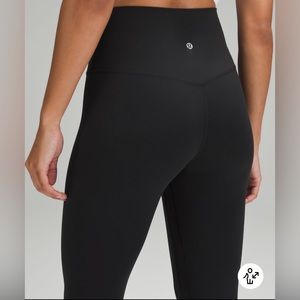 Worn Black align lululemon leggings 28 inch